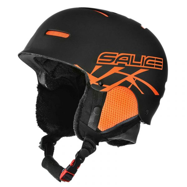 Casco Salice Flip nero/arancio