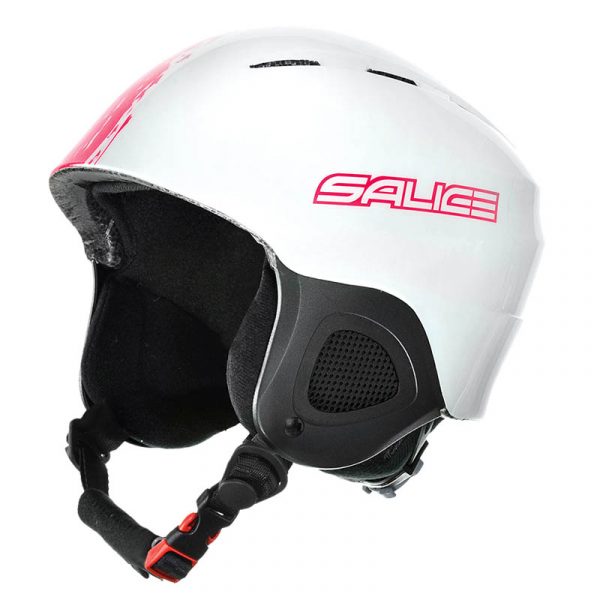 Casco Salice Kid bianco/fucsia