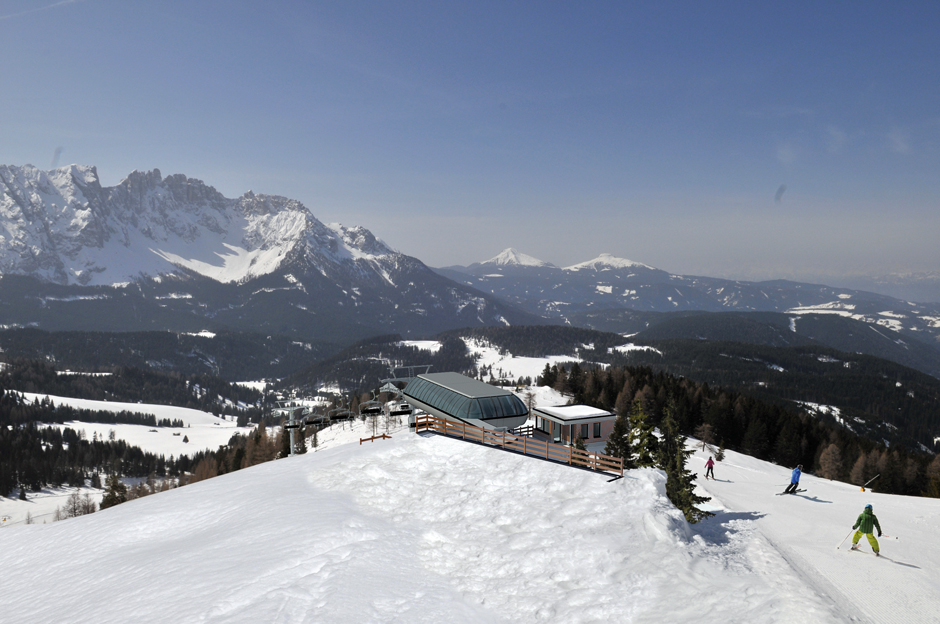 La stazione a monte dfi Carezza-Tschein