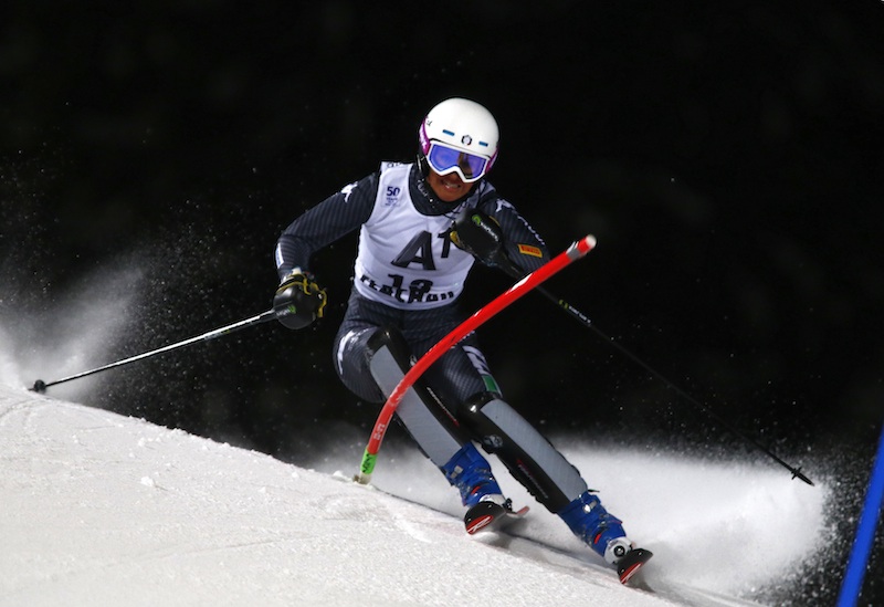 Ski World Cup 2016-2017 Flachau, Austria, 10/1/2017 , Slalom, Irene Curtoni (ITA) competes during the first run, photo by: Gio Auletta Pentaphoto/Mateimage