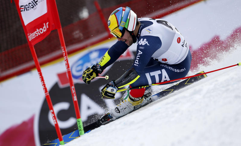 Ski World Cup 2015-2016. Luca De Alliprandini (Ita) Hinterstoder, Austria. 26/02/2016. Men's Giant Slalom. Pentaphoto/Alessandro Trovati