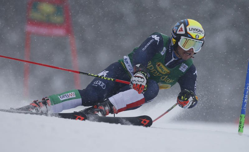 Ski World Cup 2015-2016. Roberto Nani (ITA) in giant slalom Kranjska Gora 05-03-2016. foto (Marco Trovati Pentaphoto)