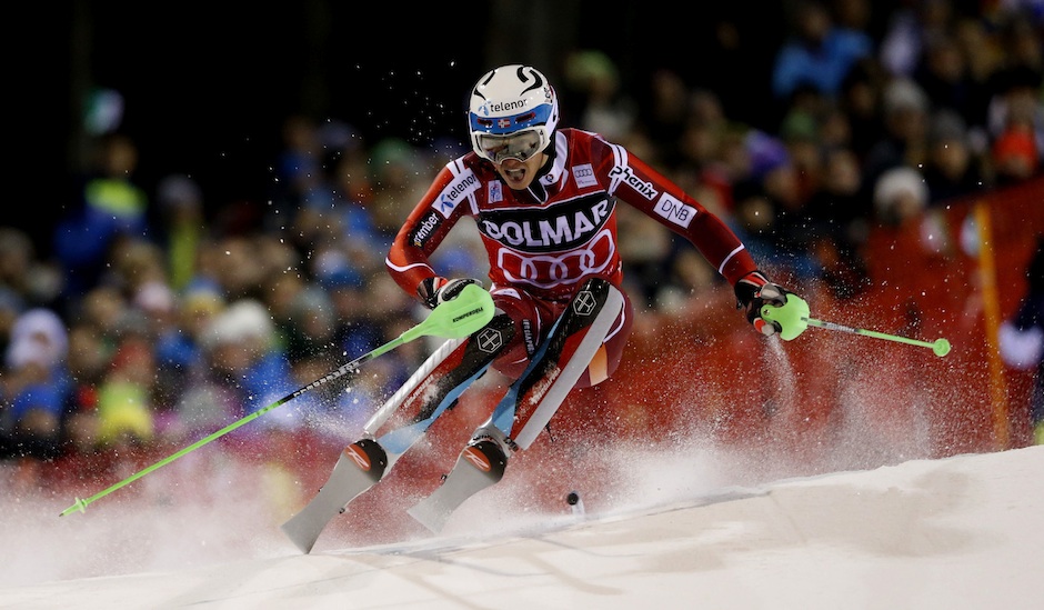 Ski World Cup 2015-2016. Henrik Kristoffersen (nor) Alta Badia, Italy. 20/12/2015. Pentaphoto Shin Tanaka