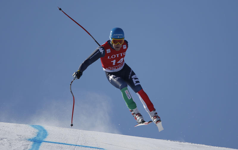 Ski World Cup 2015-2016. Christof Innerhofer (ITA) - Super G -  Jeongseon (KOR) 07-02-2016. foto (Shin Tanaka - Pentaphoto)