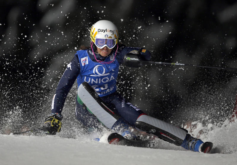 Ski World Cup 2015-2016. Irene Curtoni (ITA) in slalom. Flachau (AUT), 12-01-2016 foto (Marco Trovati- Pentaphoto)