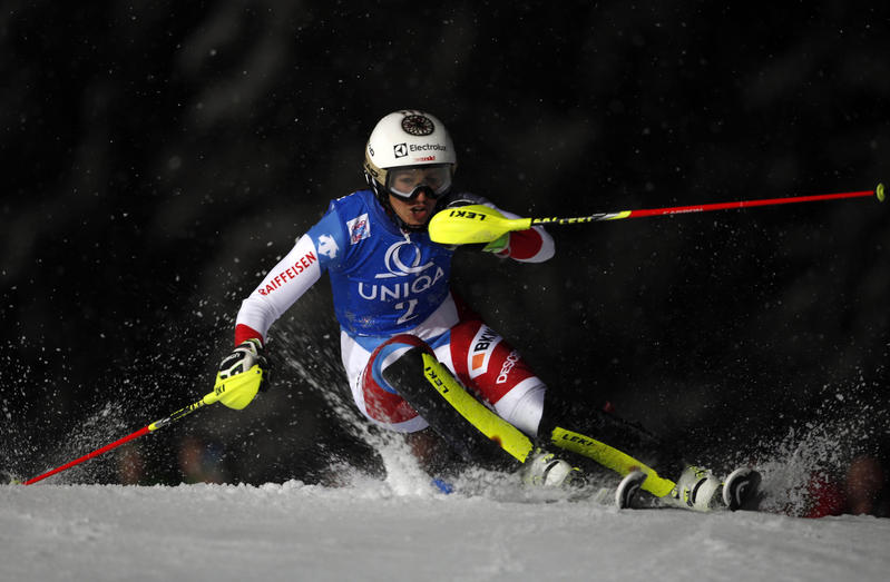 Ski World Cup 2015-2016. Wendy Holdener (SUI) in slalom. Flachau (AUT), 12-01-2016 foto (Marco Trovati- Pentaphoto)