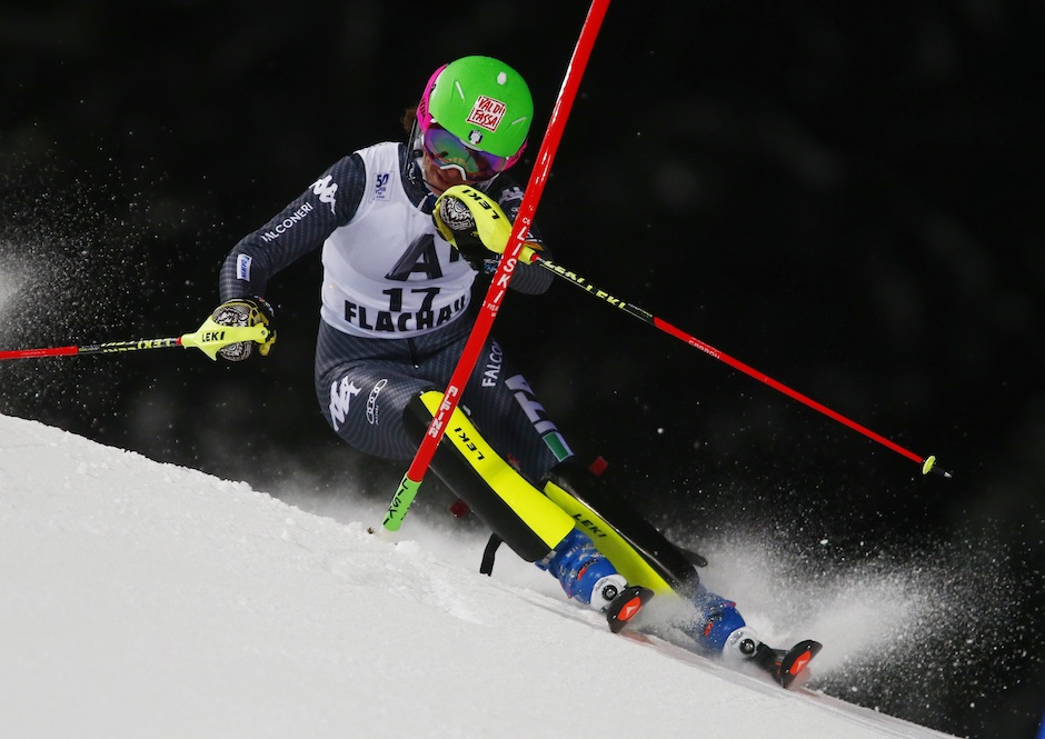 Ski World Cup 2016-2017 Flachau, Austria, 10/1/2017 , Slalom, Chiara Costazza (ITA) competes during the first run, photo by: Gio Auletta Pentaphoto/Mateimage