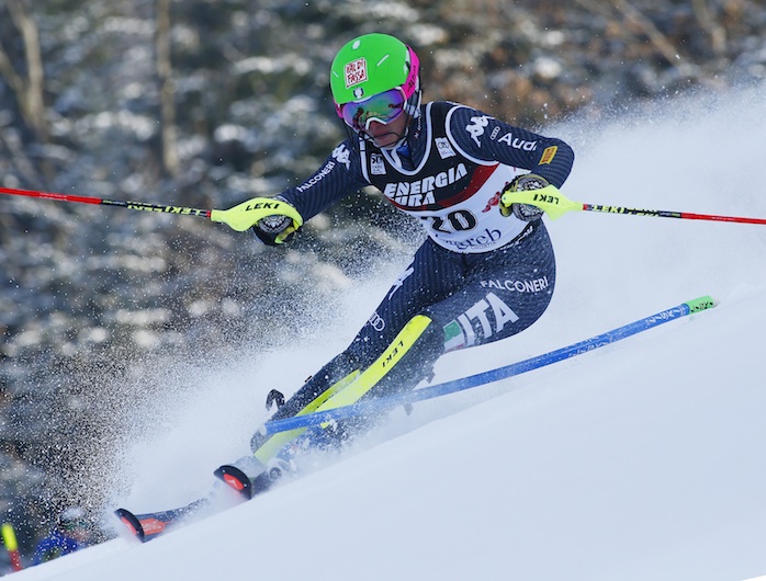 Ski World Cup 2016-2017 Zagreb, Croatia, 03/1/2017 , Slalom, Chiara Costazza (ITA) competes during the first run, photo by: Gio Auletta Pentaphoto/Mateimage