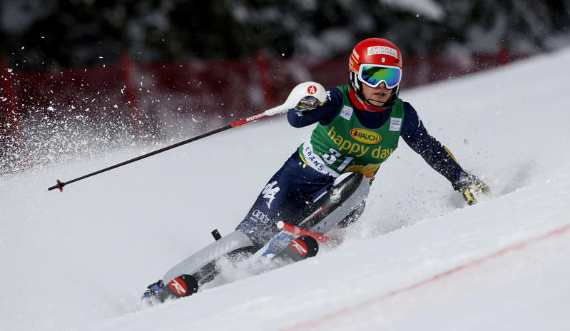 Ski World Cup 2015-2016. Crans Montana,Switzerland. Federica Brignone. (Ita) 12/2/2016. Ladie's slalom. Pentaphoto Alessandro Trovati.