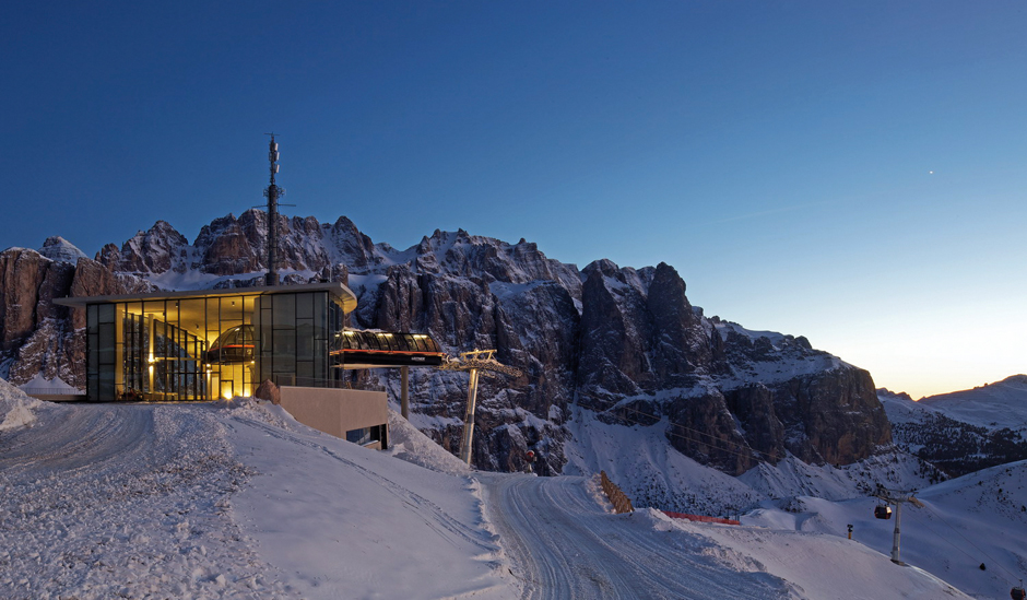 La stazione a monte Dantercepies