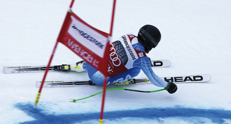 SKI WORLD CUP 2014/2015 -men's World Cup Super Combined - Ted Ligety (USA) - Wengen, Switzerland, Thursday, Jan. 15, 2015. (Marco Trovati/Pentaphoto)