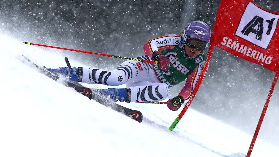 La tedesca Viktoria Rebensburg nel secondo gigante di Semmering