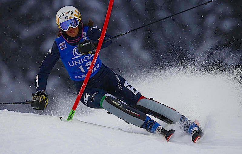 SKI WORLD CUP 2015/2016 - - Irene Curtoni (ITA) , Slalom , Flachau, (AUT) , replace Ofterschwang, jan 15 , 2016. (Pentaphoto/Gio Auletta)