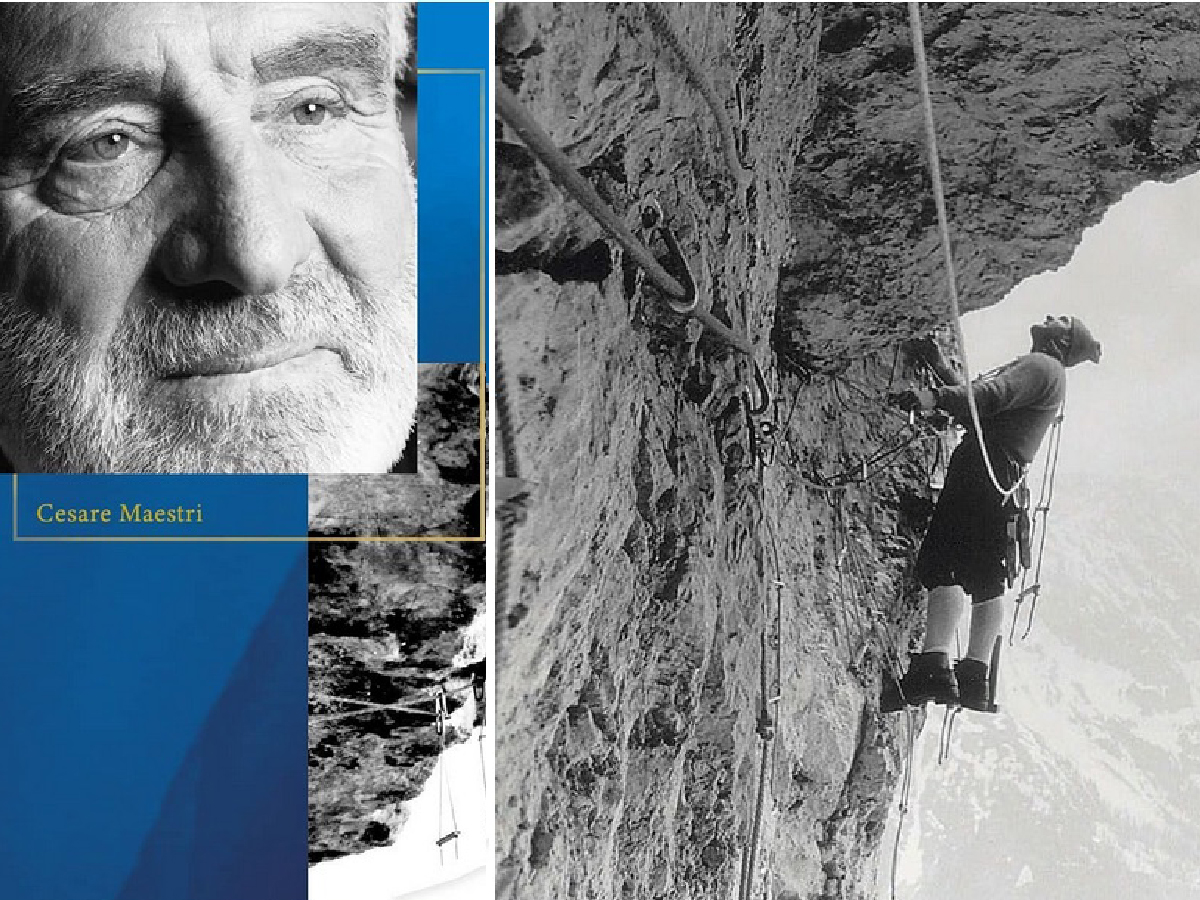 A scuola di roccia con Cesare Maestri - Cappelli II Edz. 1966 Alpinismo Montagna