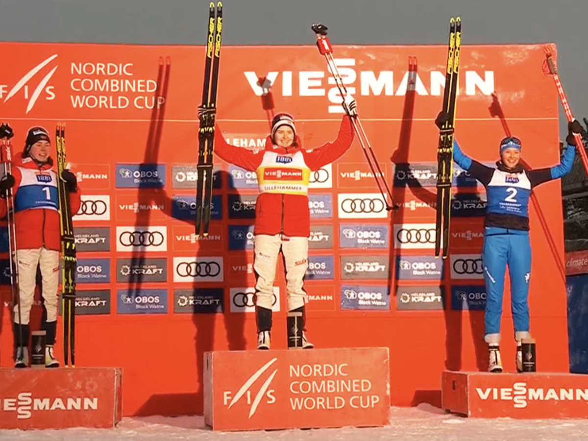 Annika Sieff nella storia, è sul podio di Coppa del Mondo di Combinata