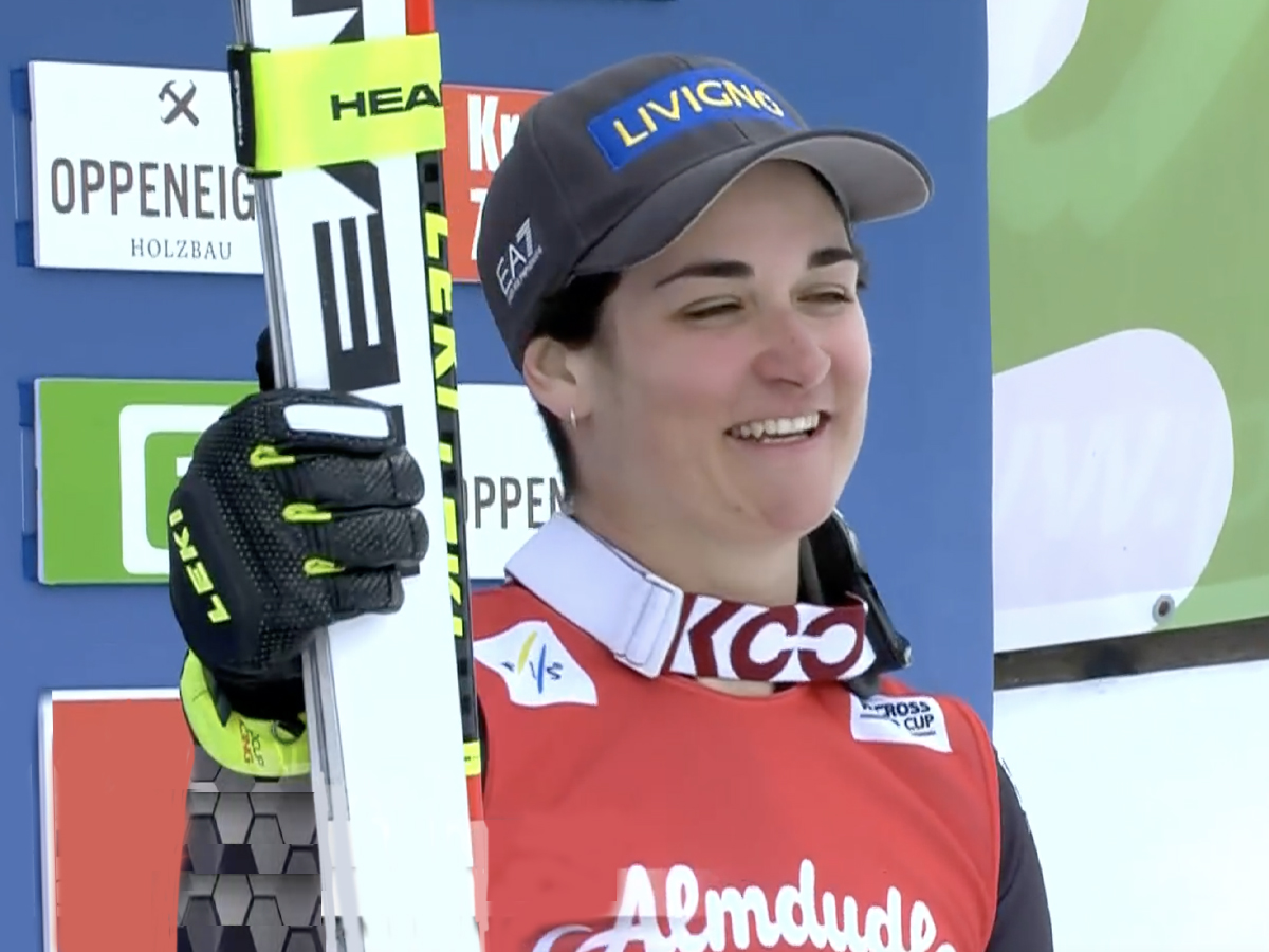 Skicross Ieri l'ha sfiorato, oggi l'ha preso! Jole Galli primo storico