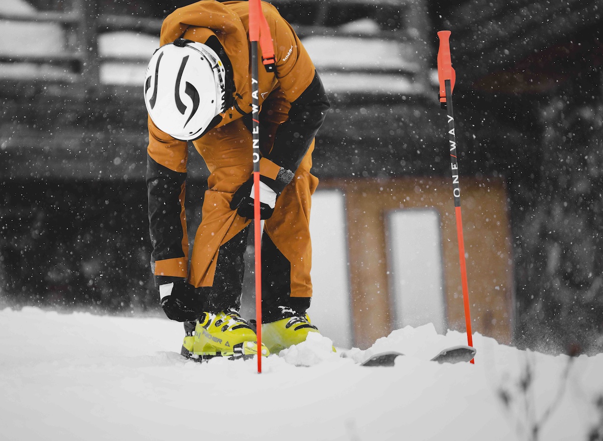 Bastoncini Da Sci Fischer OneWay GT18 In Alluminio - Per Sci Alpinismo E All Mountain, Lunghezza 120 Cm, Colore Vapor - Foto 12